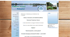 Desktop Screenshot of dobbiner-strand.de